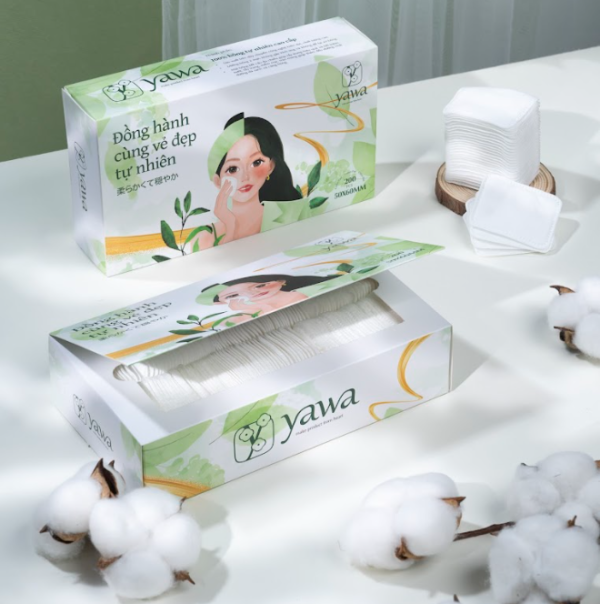 Combo 3 Bông Tẩy Trang Yawa 200 Miếng -Tự Nhiên,Bông Tự Nhiên Cao Cấp (Sao chép) - Hình ảnh 2