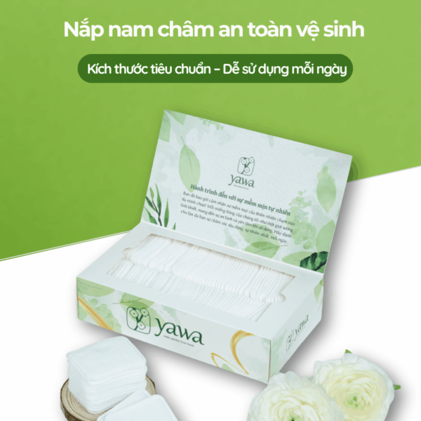 Combo 2 Bông Tẩy Trang Yawa 200 Miếng -Tự Nhiên,Bông Tự Nhiên Cao Cấp - Hình ảnh 5
