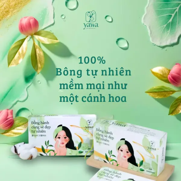 Combo 3 Bông Tẩy Trang Yawa 200 Miếng -Tự Nhiên,Bông Tự Nhiên Cao Cấp (Sao chép) - Hình ảnh 6