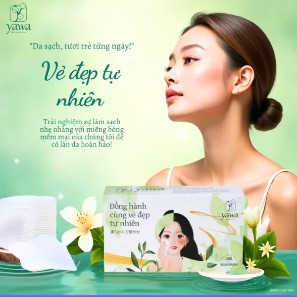 Combo 3 Bông Tẩy Trang Yawa 200 Miếng -Tự Nhiên,Bông Tự Nhiên Cao Cấp (Sao chép) - Hình ảnh 10